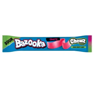 Bazooka Chew Bar Sour Cherry (60x14g)