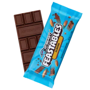 MR BEAST FEASTABLES ALMOND (10x60G)