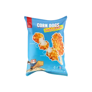 CRISPY POTATO CHEESY CORN DOG BUDJI (12x285G) + LIVRAISON COMPRISE