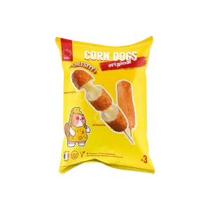 L'ORIGINAL CHEESY CORN DOG BUDJI (12x285G) + LIVRAISON COMPRISE