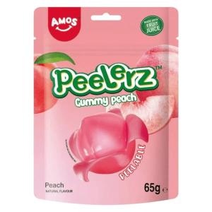 AMOS PEELERZ GUMMY PEACH (24x65g)