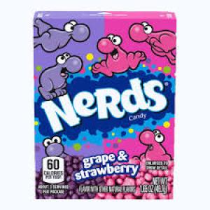 NERDS GRAPE STRAWBERRY (36x46,7g)