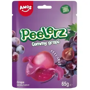 AMOS PEELERZ GUMMY GRAPE (24x65g)